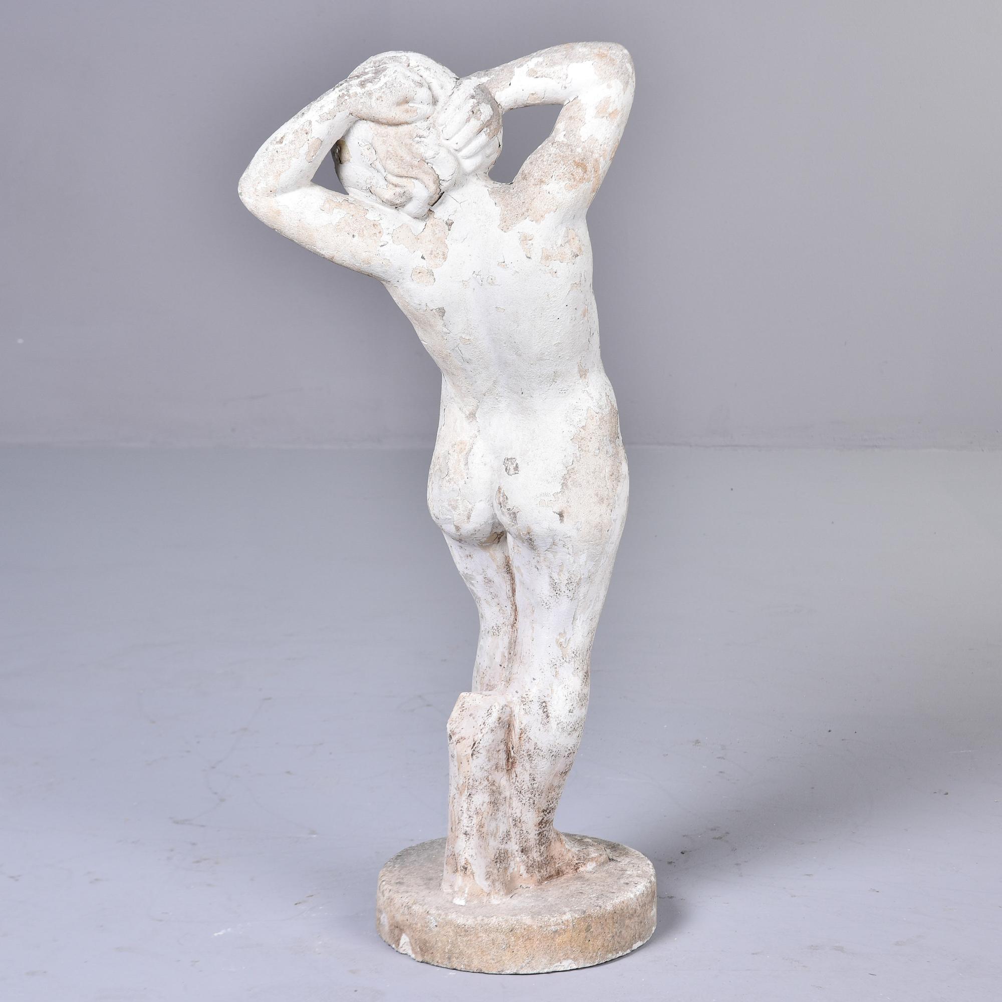 Early 20th Century English Garden Nymph Statue 3