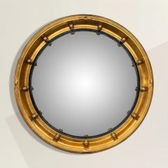 Early 20th Century English Georgian-Style Convex Mirror