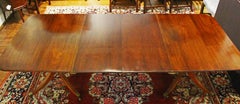 Early 20th Century English Georgian Style Double Pedestal Banquet Dining Table