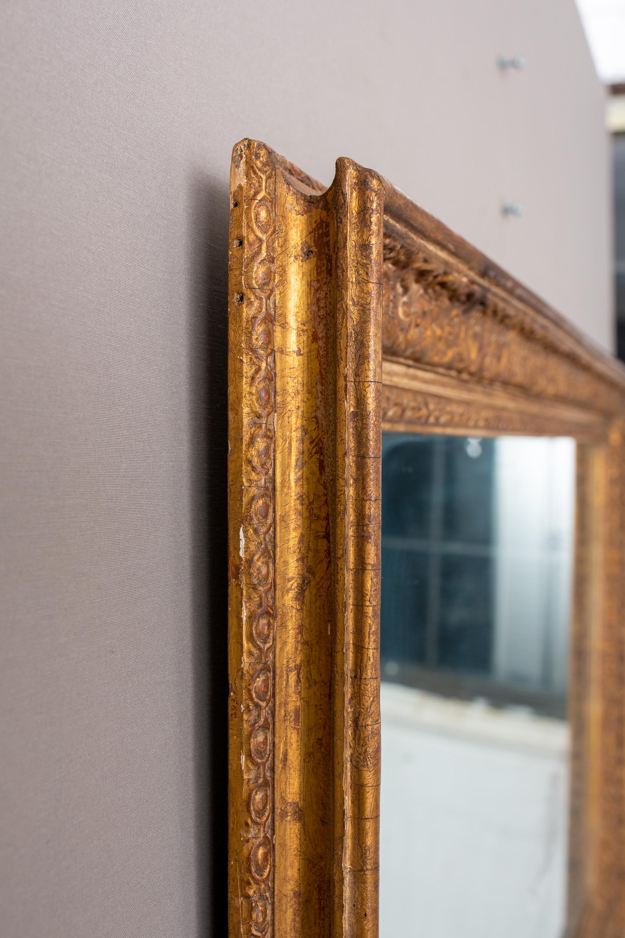 Early 20th Century English Gilt Painted Mirror For Sale 8