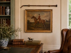 Early 20th Century English Hand-Wrapped Leather Riding Crop
