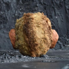 Early 20th Century English Monkey Articulated Puppet Head