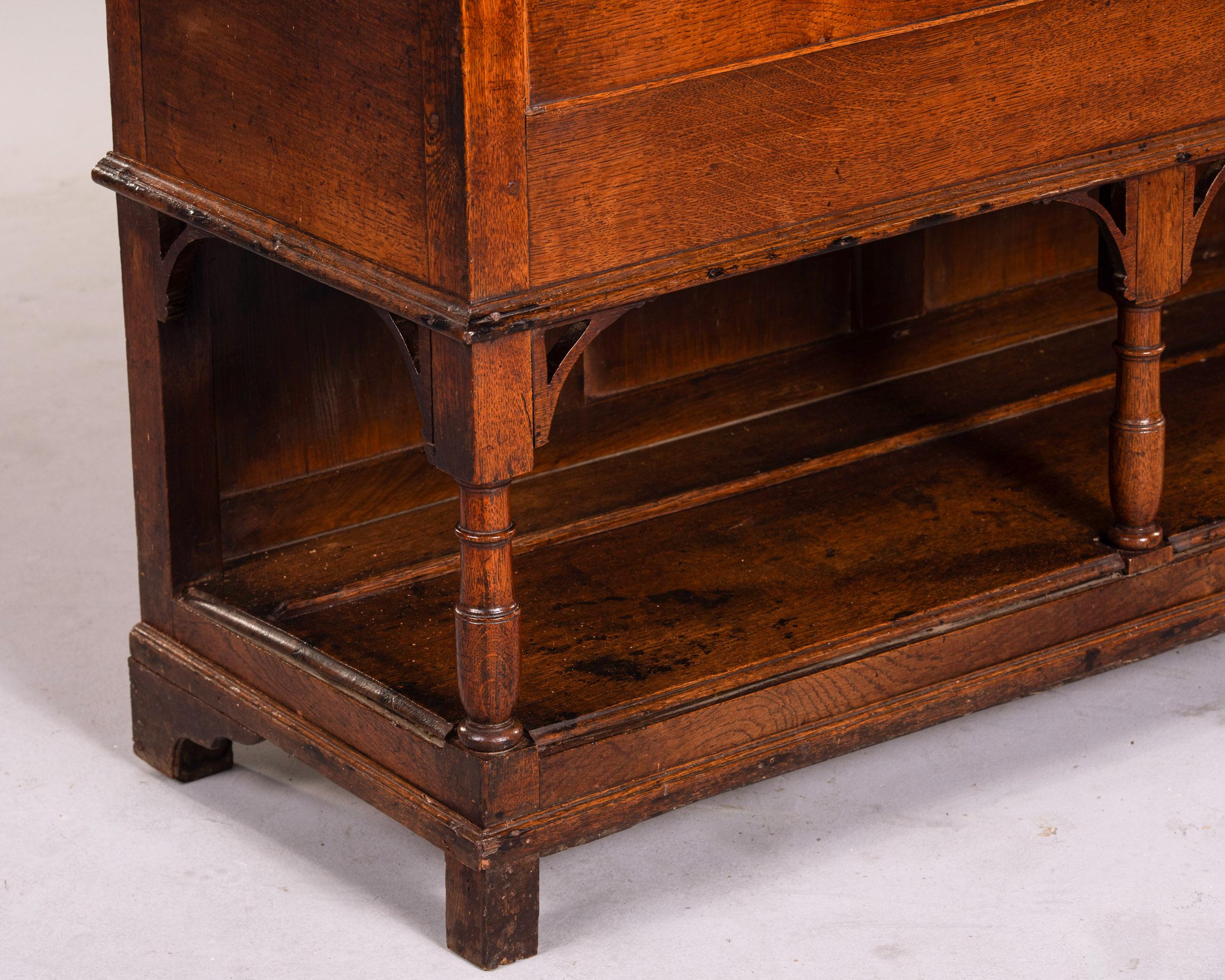 Early 20th Century English Oak Dresser Base 7