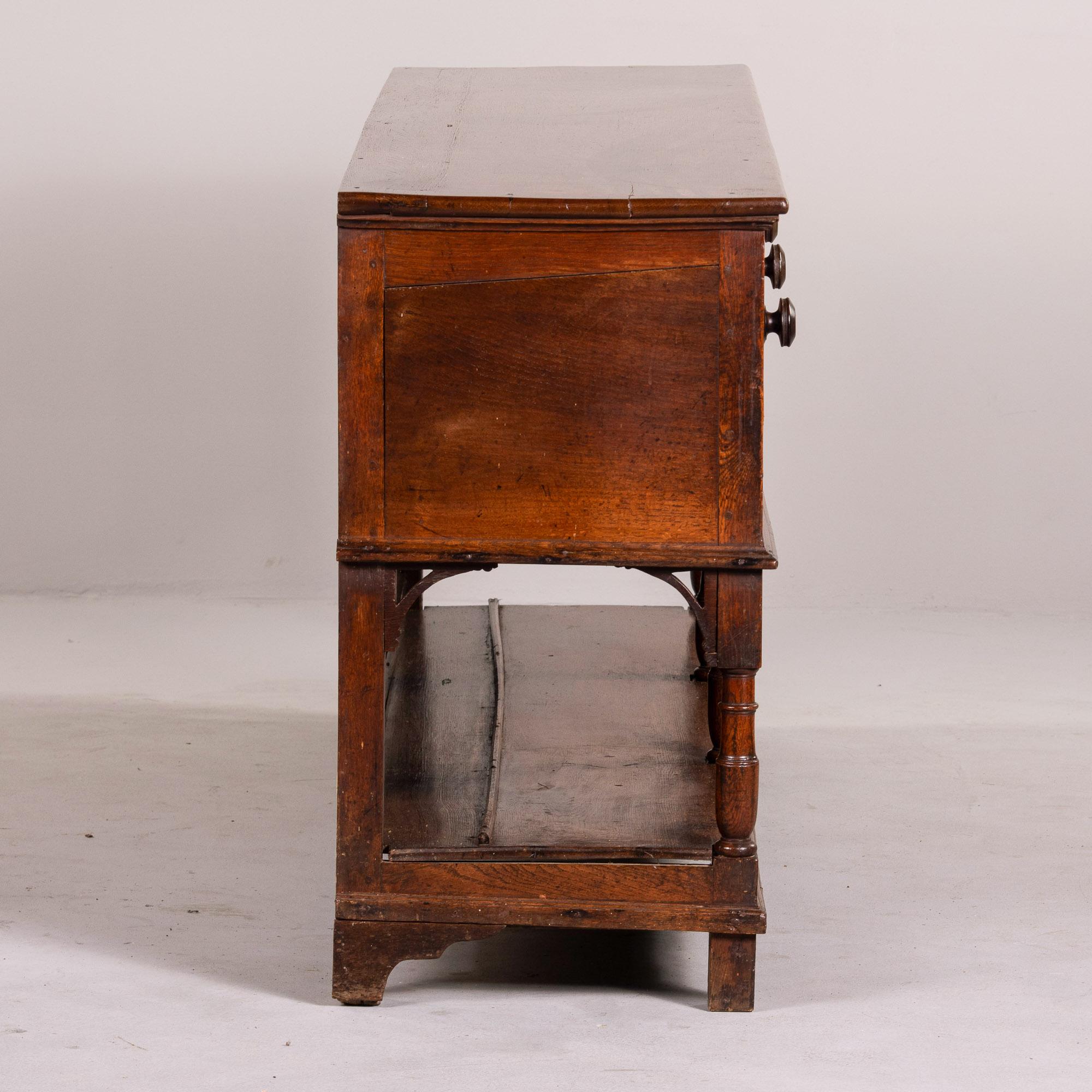 Early 20th Century English Oak Dresser Base 5