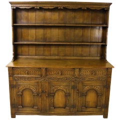 Early 20th Century English Oak Dresser