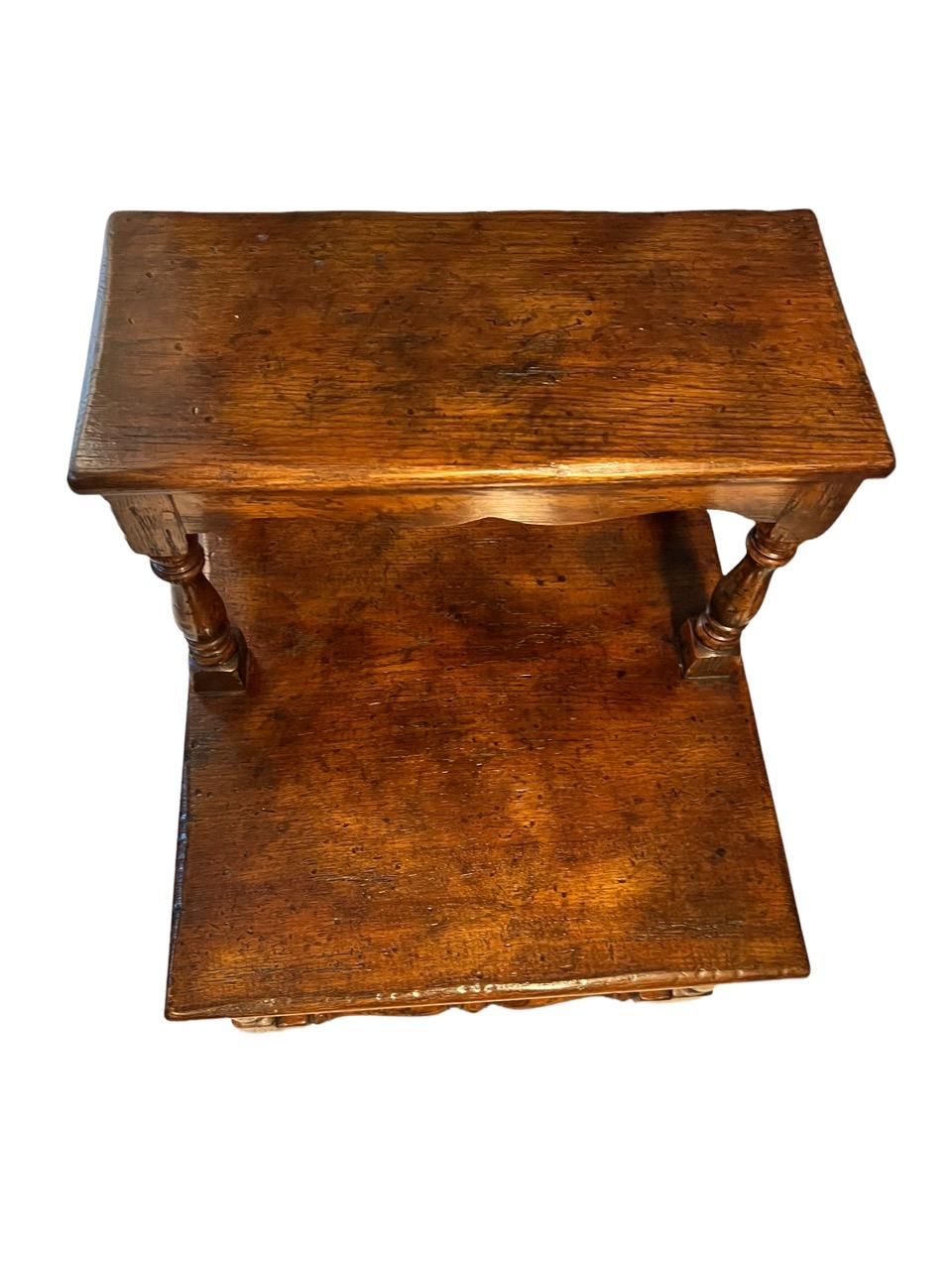 Early 20th Century English Oak Step Stool 3