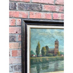 Early 20th Century English Oil on Canvas