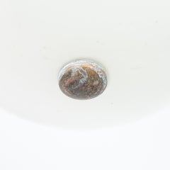 Early 20th Century English Opaline Ceiling Light / Plafonnier