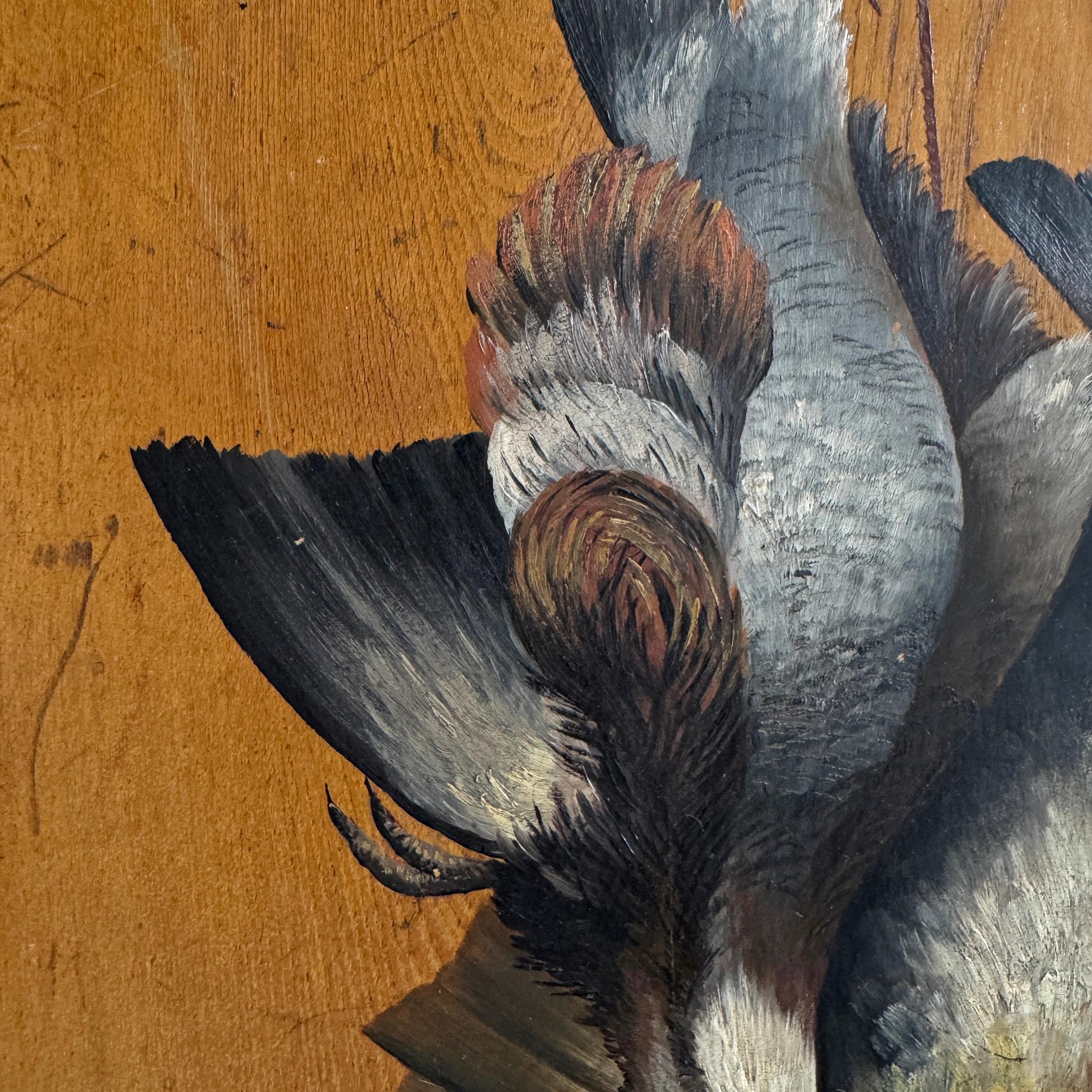 Early 20th Century English Partridge Painting For Sale 2