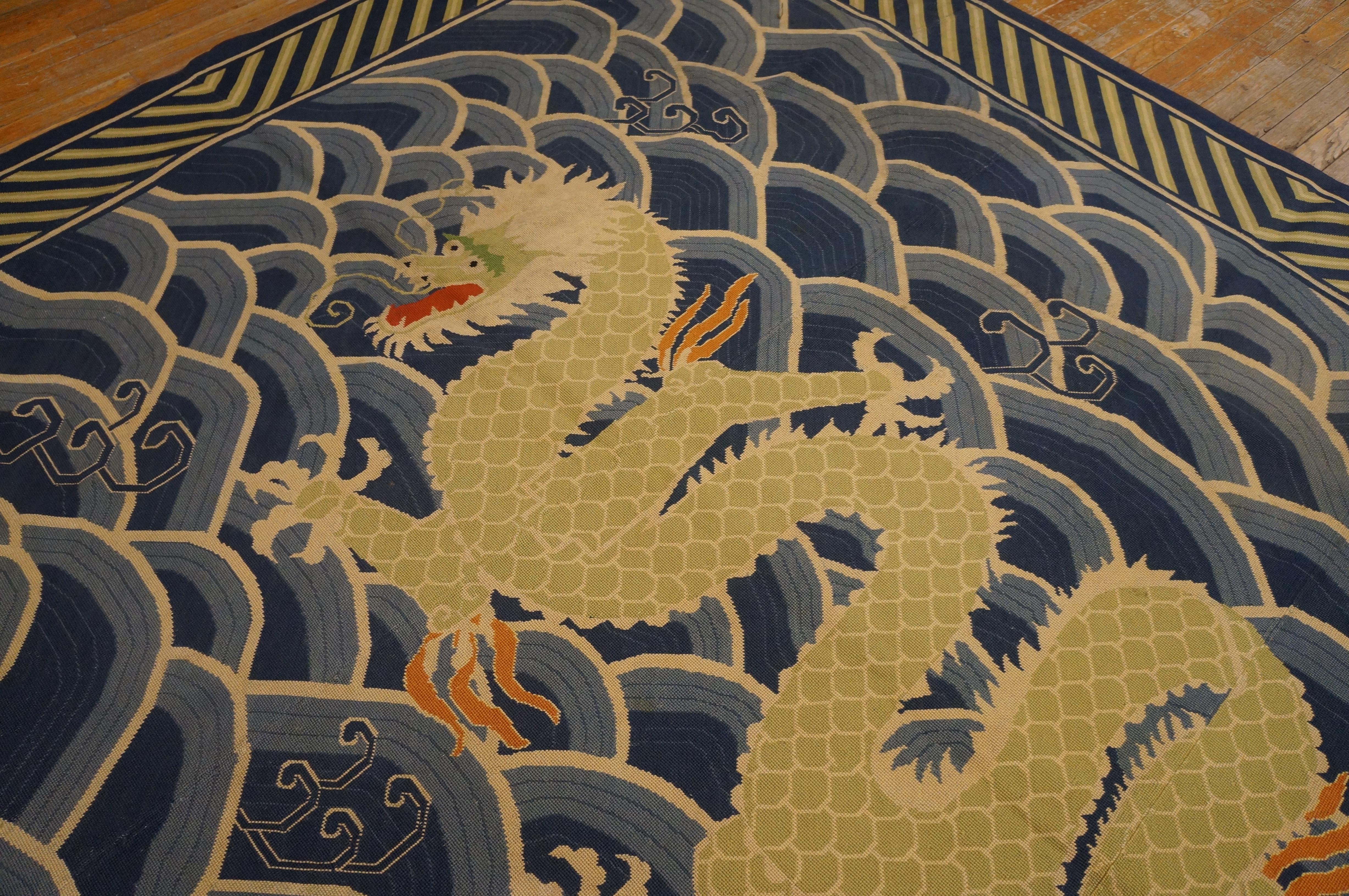 Early 20th Century English Pontremoli Needlepoint Carpet (8' x 10' - 244 x 305) For Sale 8