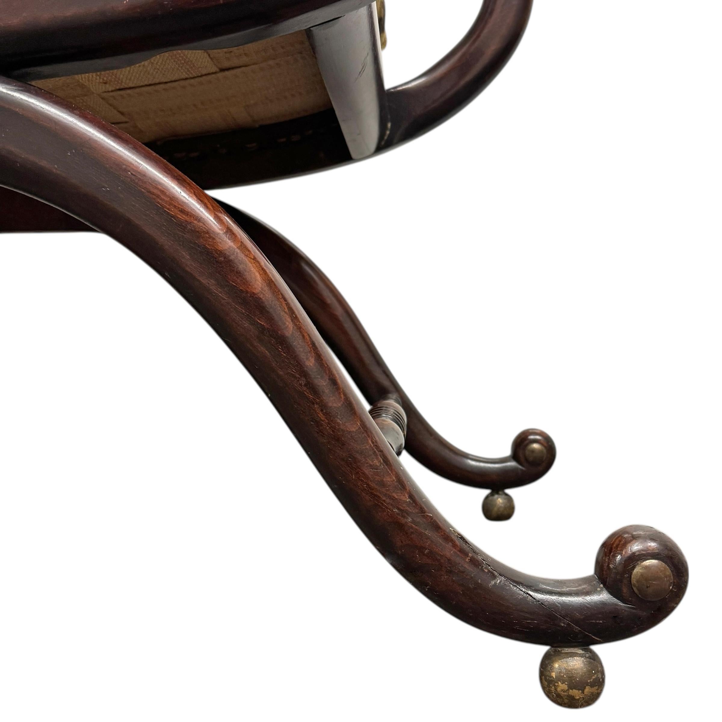 Early 20th Century English Regency-Style Curule Bench in vendita 6