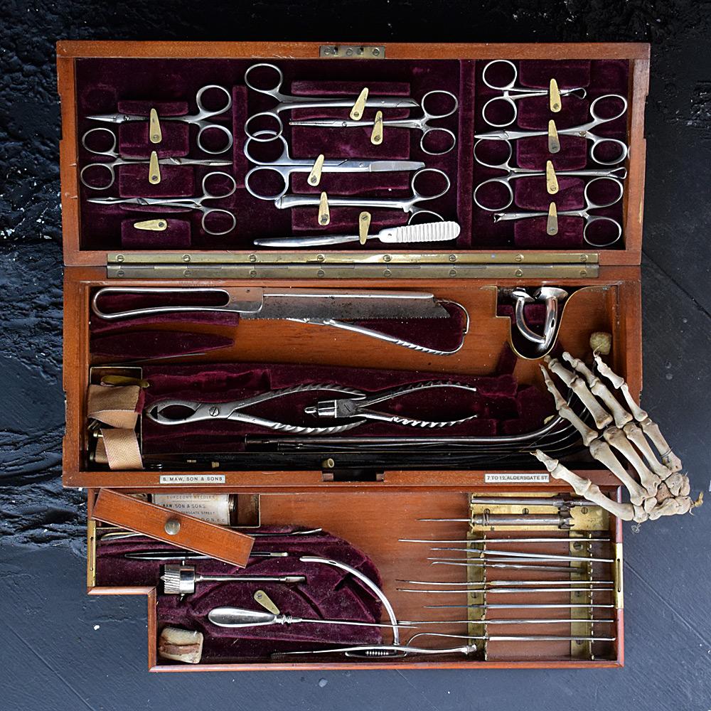 antique surgical kit