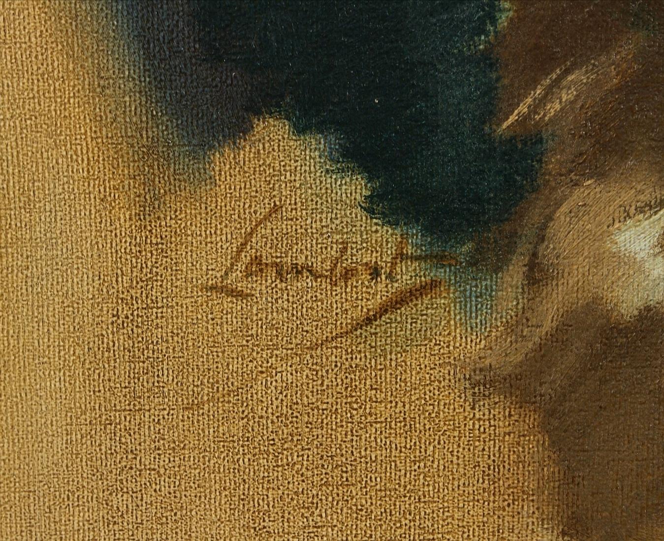 A West Highland Terrier - Early 20th Century Antique British Dog Oil Painting in vendita 2