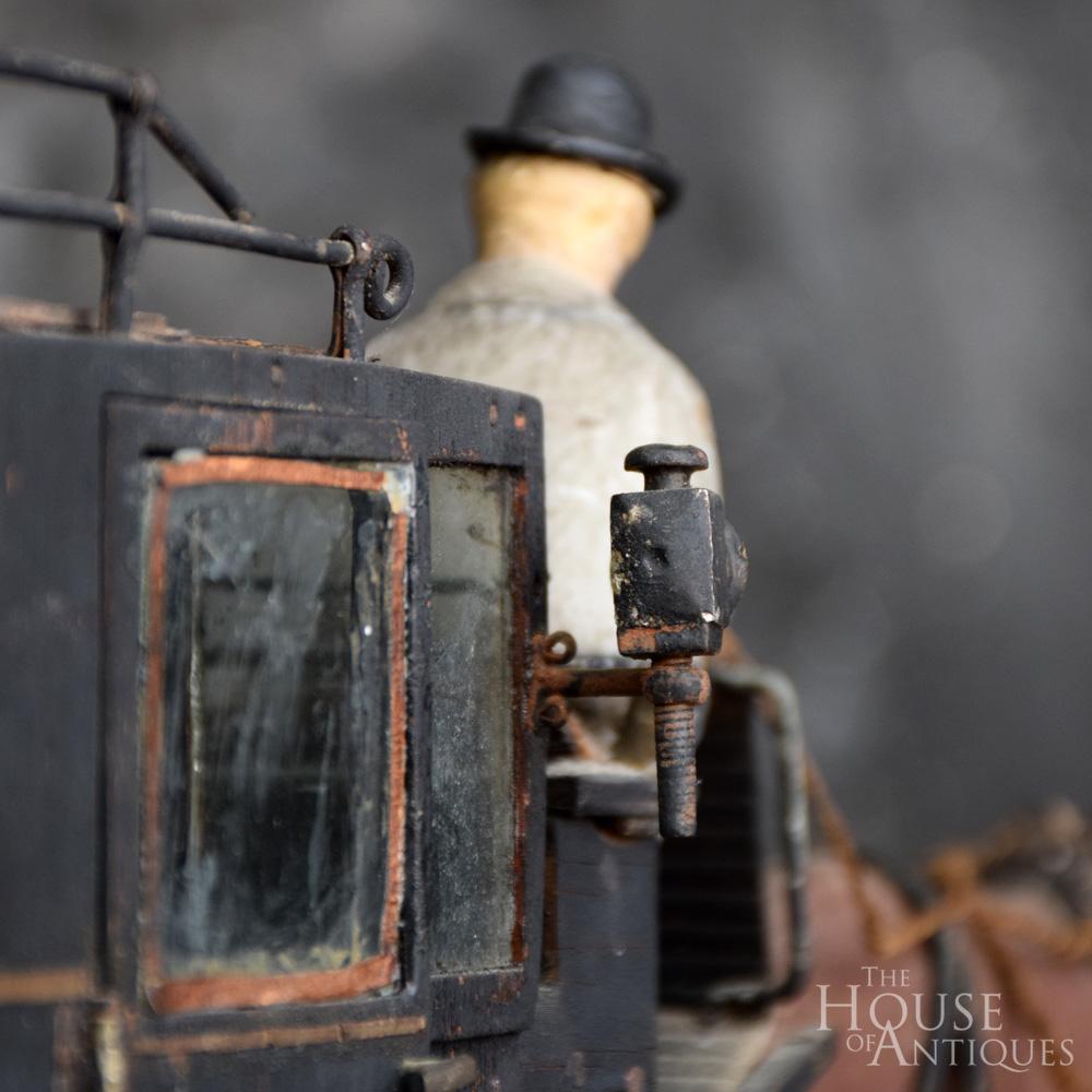 Early 20th Century English Scratch Built Hackney Carriage Model, circa 1910 6