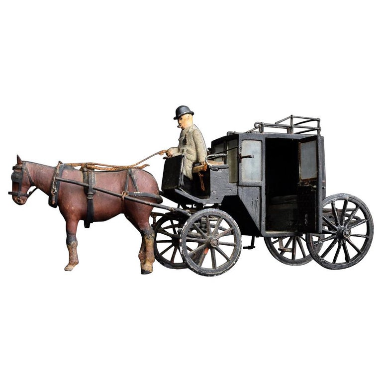 Early th Century English Scratch Built Hackney Carriage Model Circa 1910 At 1stdibs