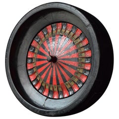 Early 20th Century English Scratch-Built Roulette Gaming Wheel