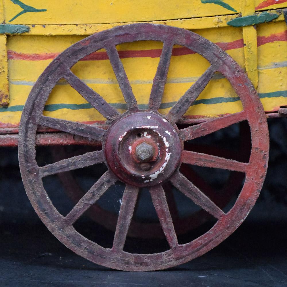 Early 20th Century English Scratch Built Toleware Horse and Cart Model For Sale 3