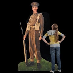 Early 20th Century English Shop Display Dummy Board