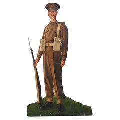 Early 20th Century English Shop Display Dummy Board
