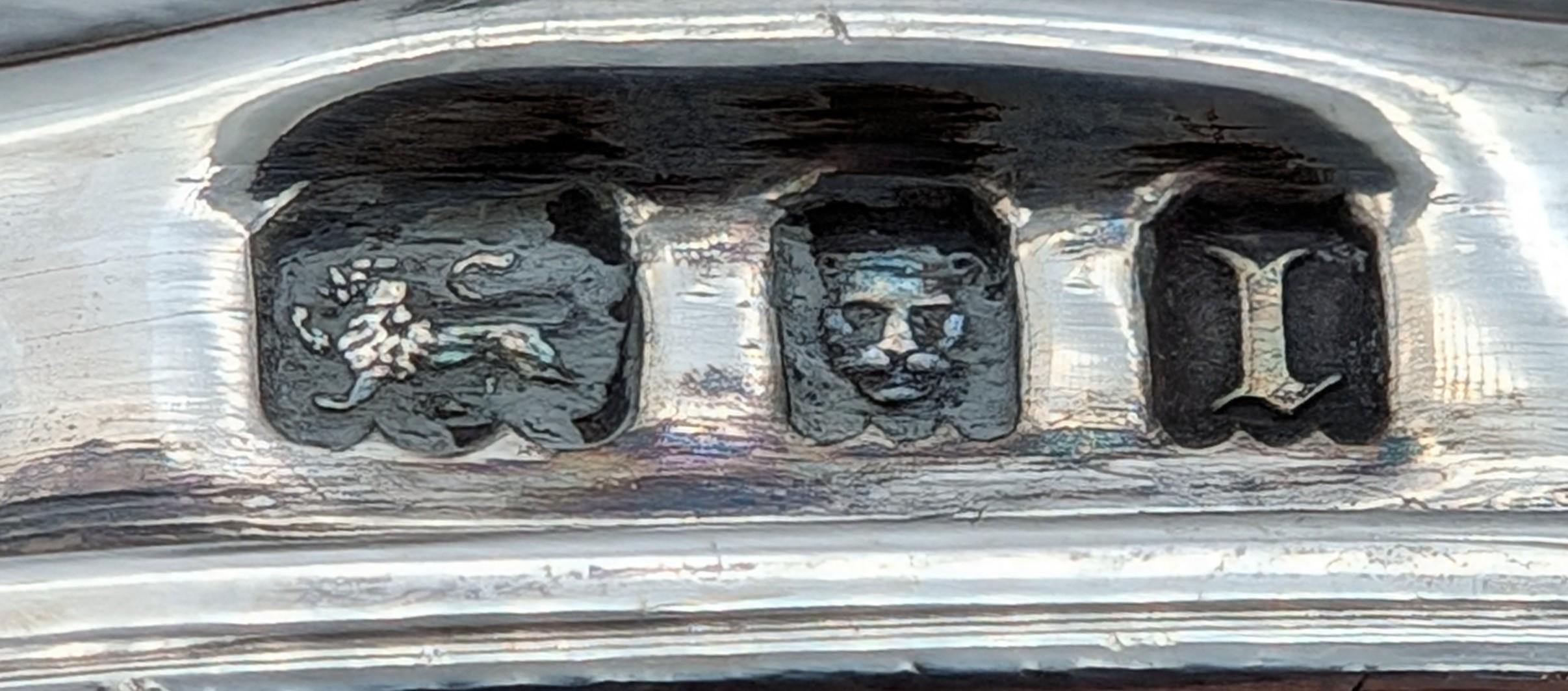 Early 20th Century English Silver Hanukkah Lamp 5