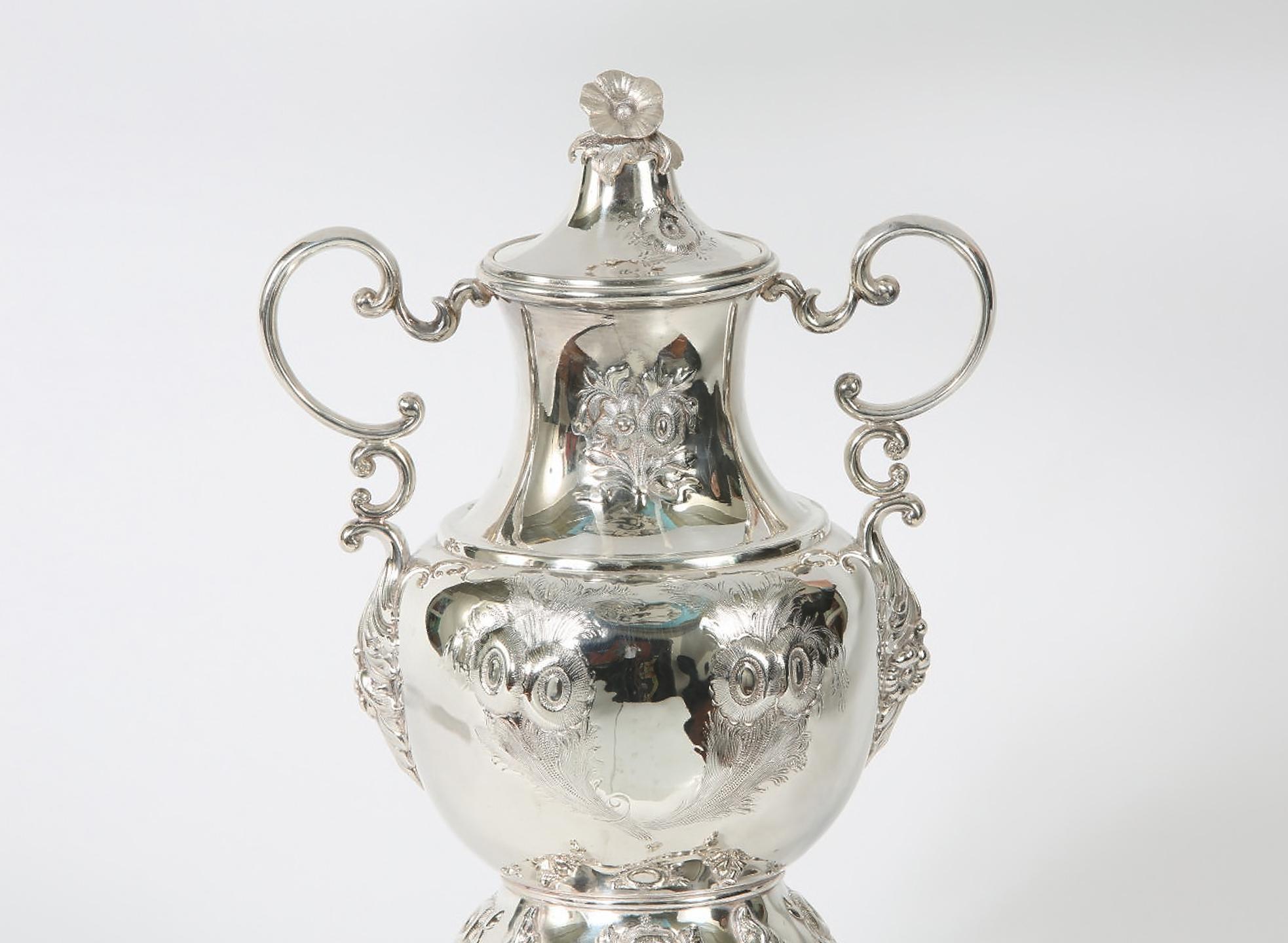 Early 20th Century English Silver Plated Samovar  1