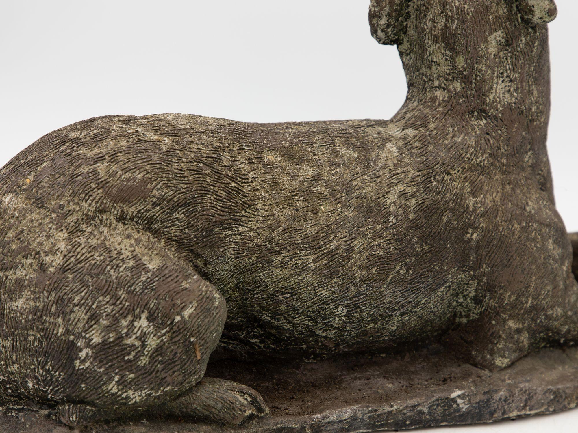 Englischer Stone-Whippet-Hund aus dem frühen 20. im Angebot 1