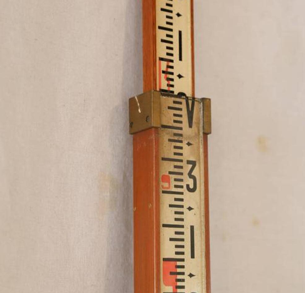 Early 20th Century English Telescoping Surveyors Measure For Sale 3