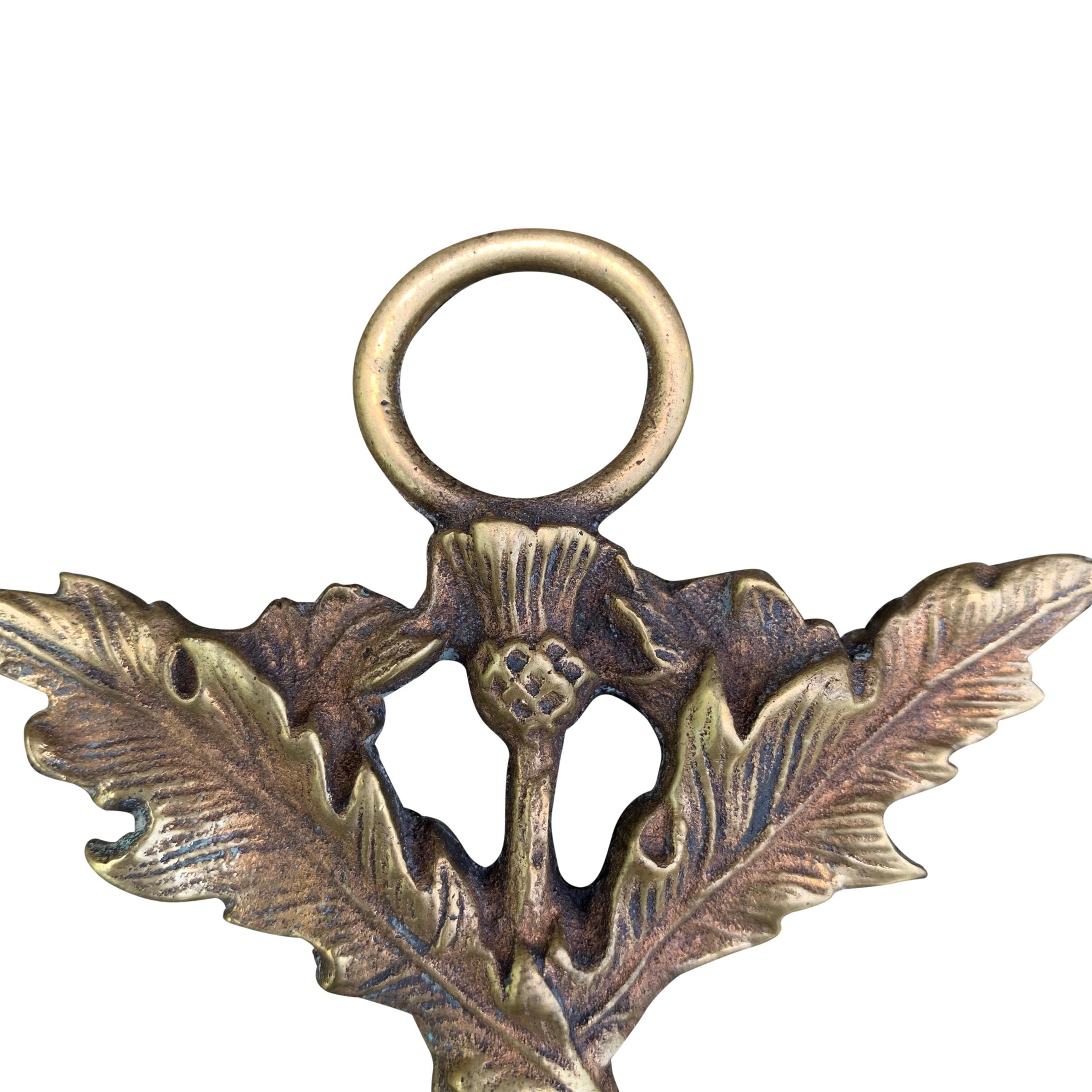 Rustic Early 20th Century English Thistle Corkscrew