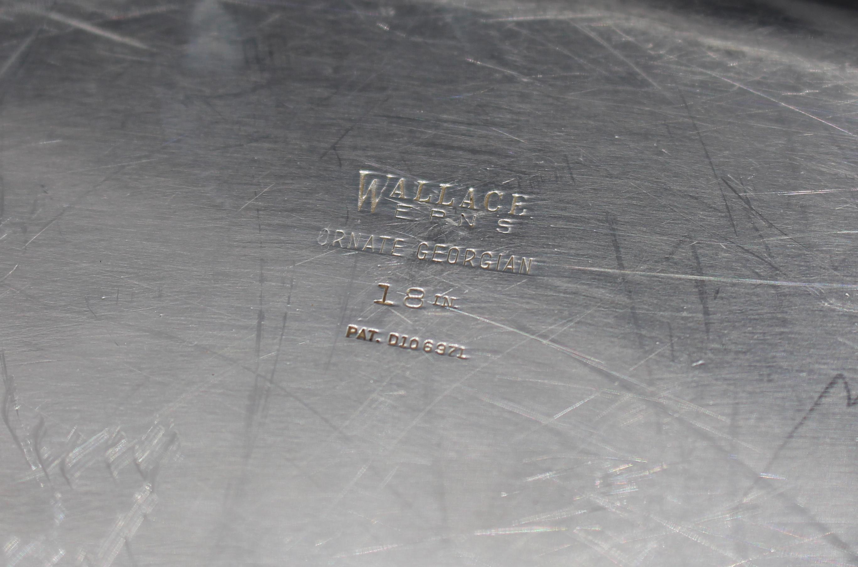 Néoclassique Plat à viande en argent Wallace 