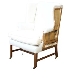 Early 20th Century English Wingback Armchair