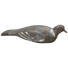 Appelant pour pigeon en bois anglais du début du 20e siècle
