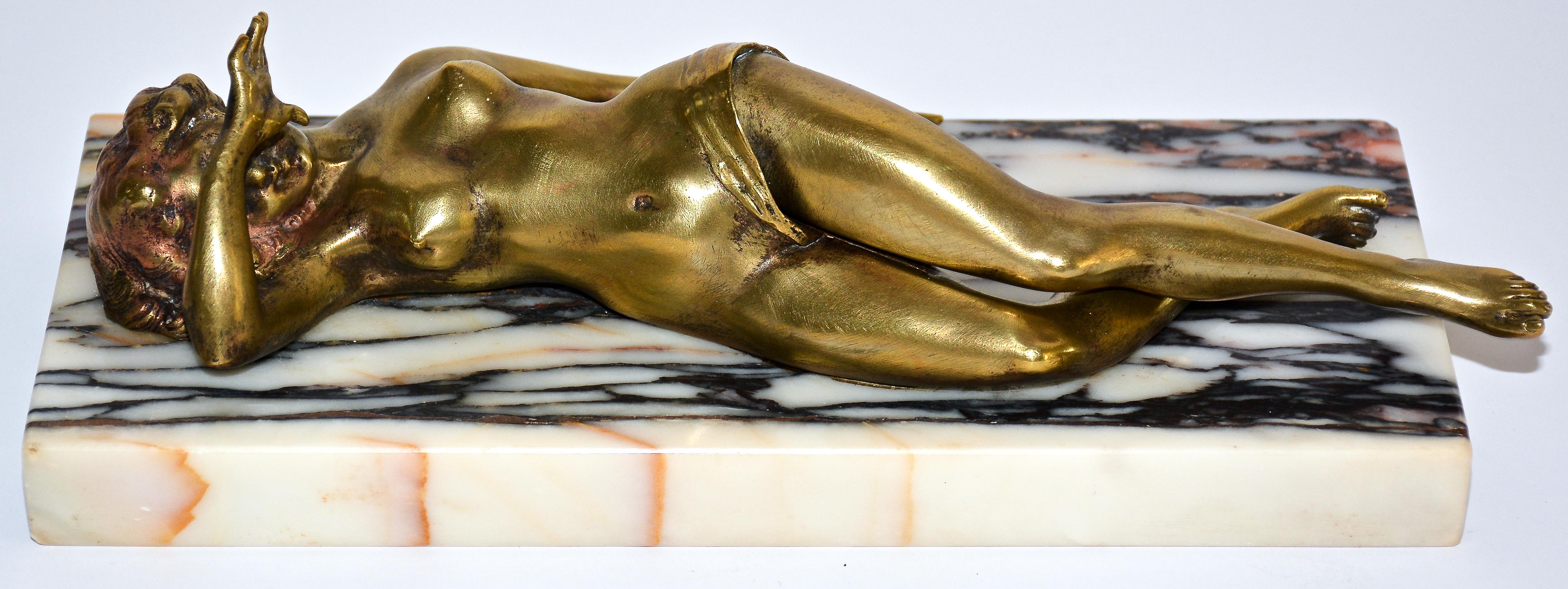 Early 20th Century Erotic Nude Bronze Cigar Cutter, Austria, 1910 9