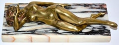 Early 20th Century Erotic Nude Bronze Cigar Cutter, Austria, 1910
