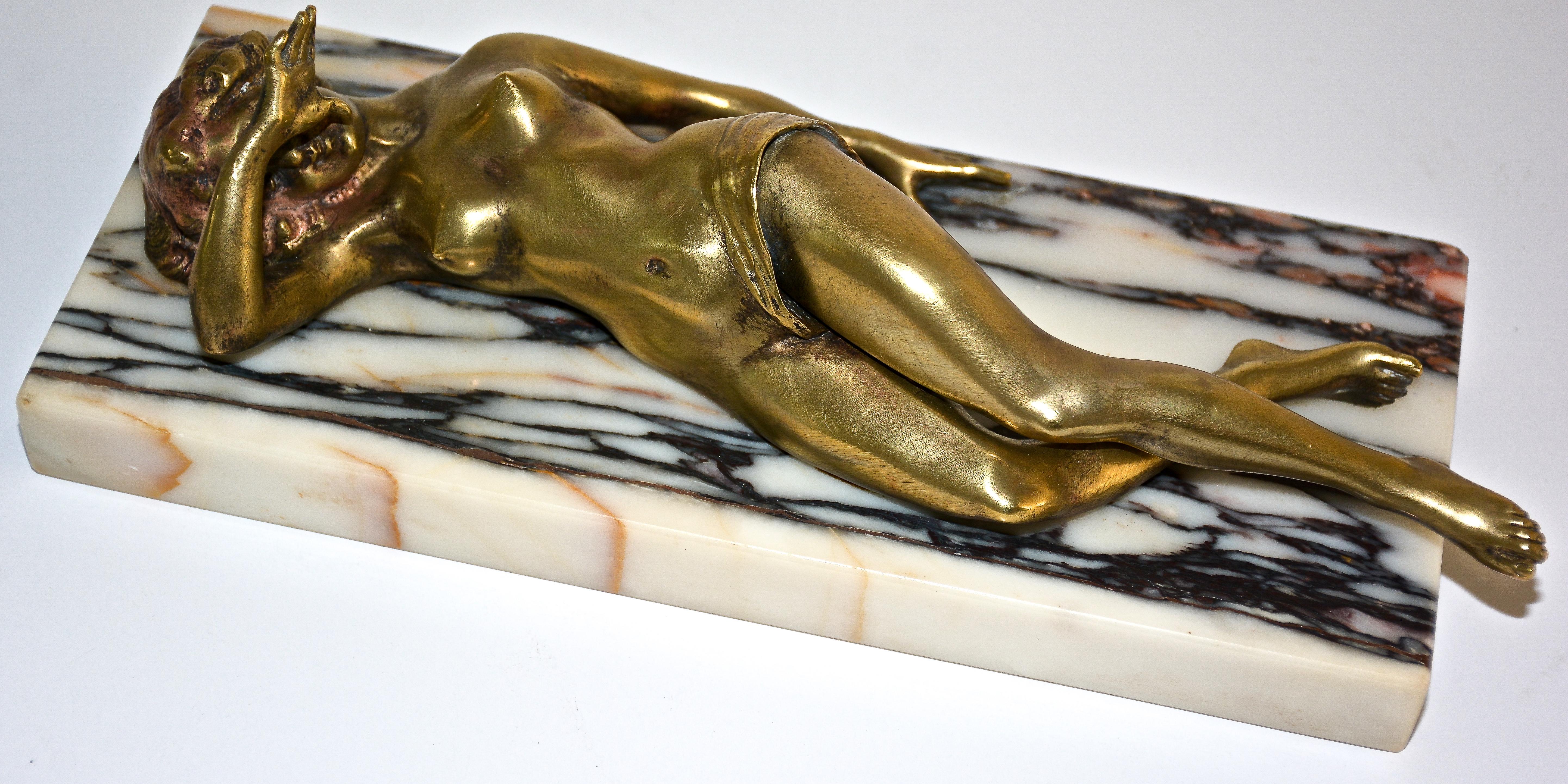Early 20th Century Erotic Nude Bronze Cigar Cutter, Austria, 1910 1