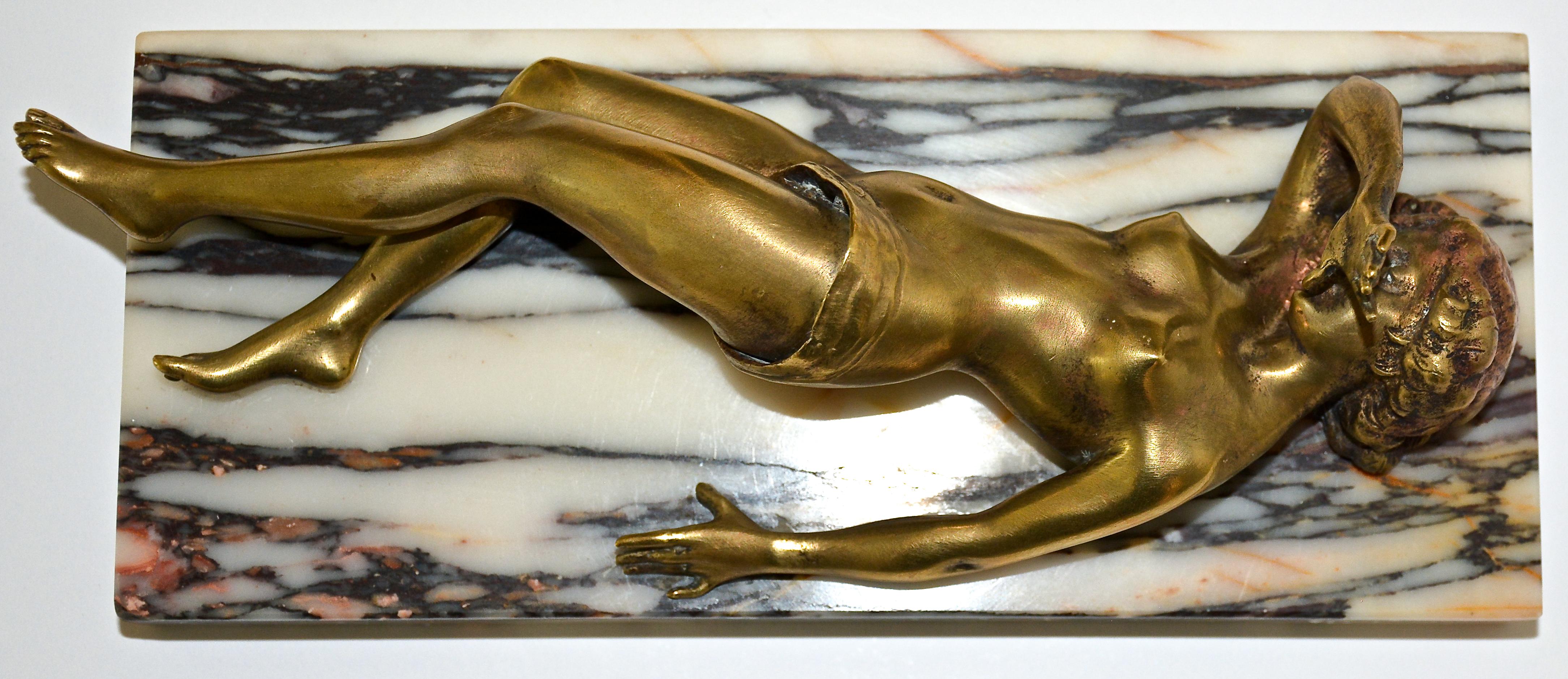 Early 20th Century Erotic Nude Bronze Cigar Cutter, Austria, 1910 6