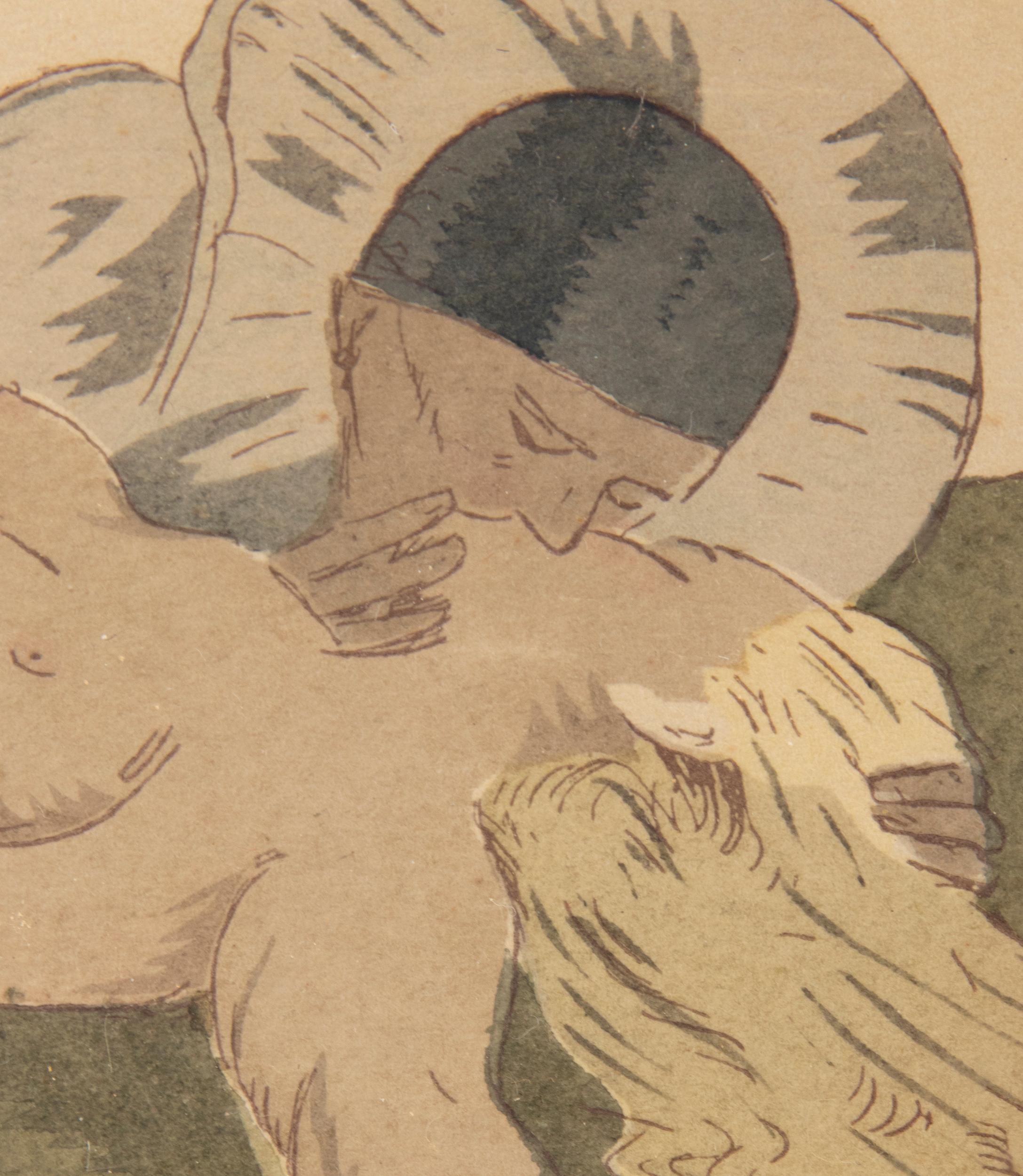 Erotice Pochoir-Drucke des frühen 20. Jahrhunderts von Ettore TITO im Angebot 9