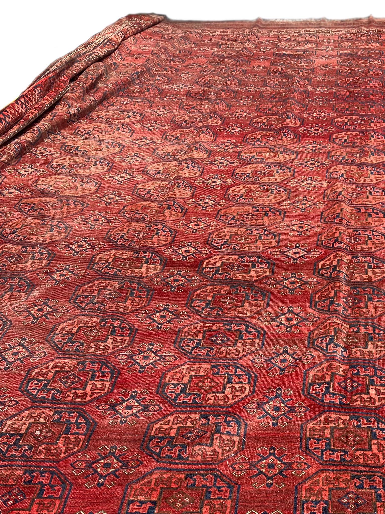 Dyed Early 20th Century Ersari Rug