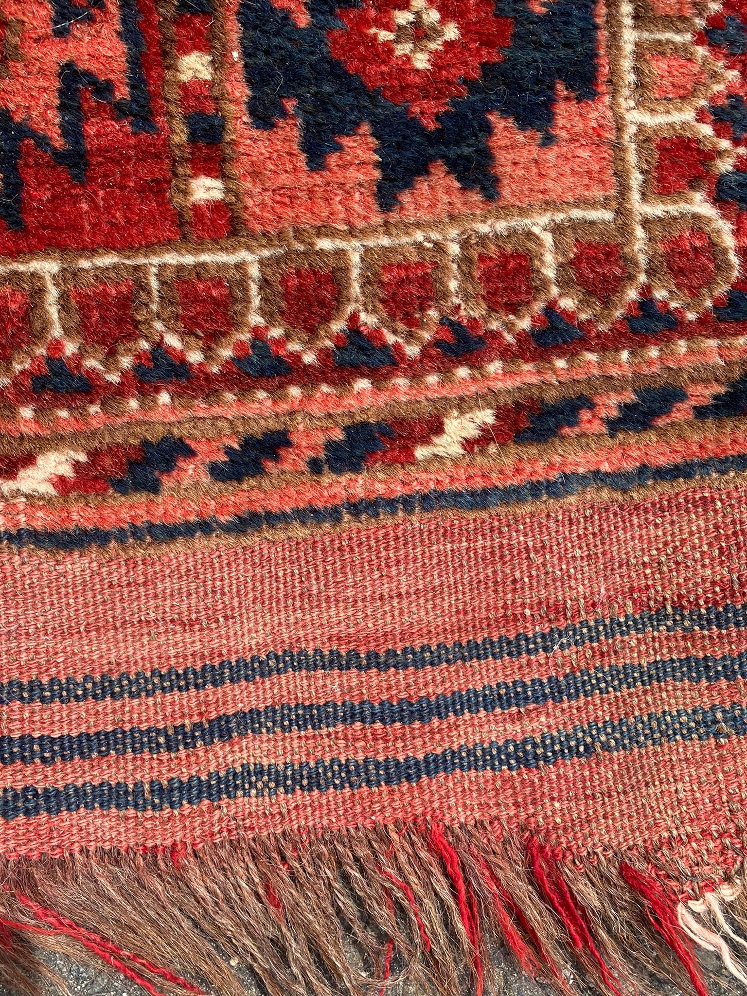 Wool Early 20th Century Ersari Rug