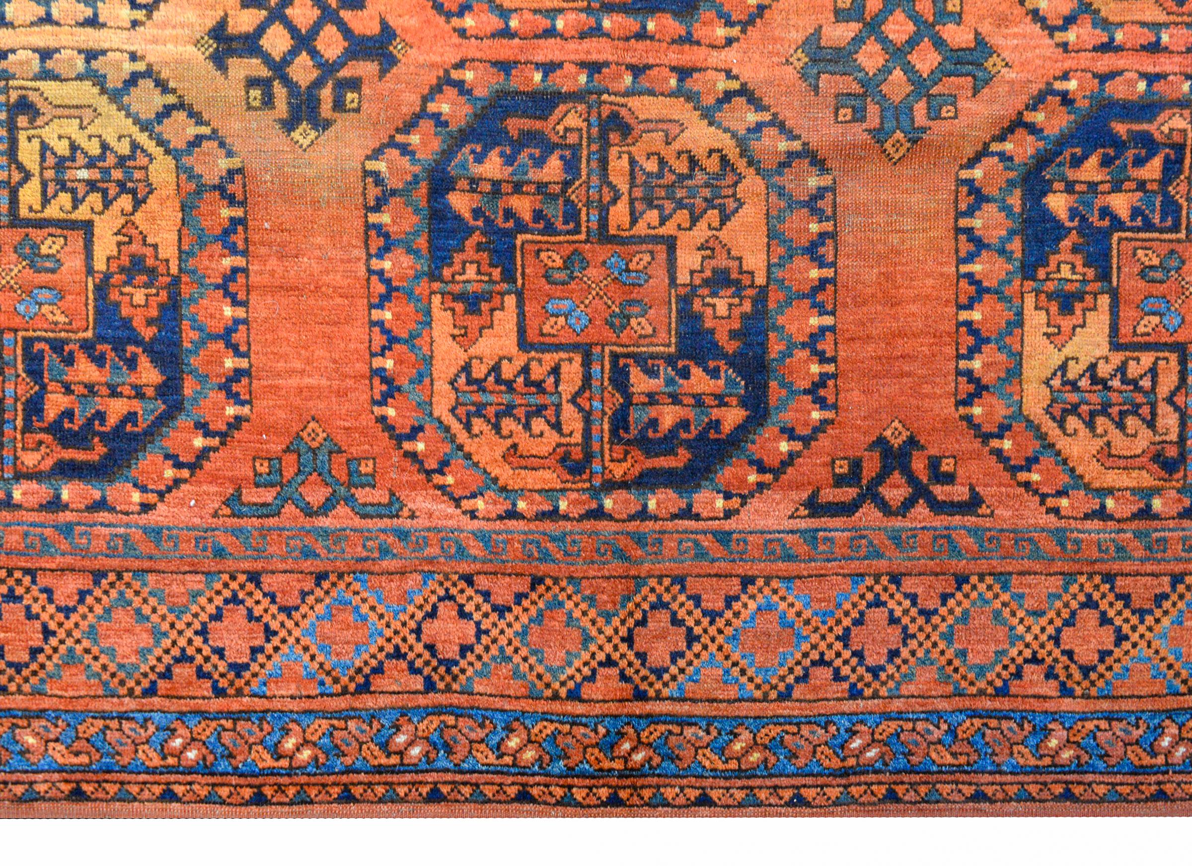 Wool Early 20th Century Ersari Rug For Sale