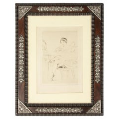 Early 20th Century Etching of a Ballet Dancer - Tony Alain Hermant