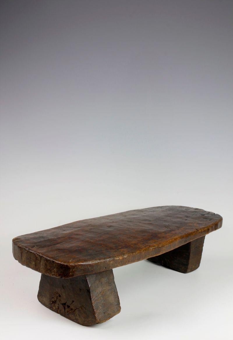 Tribal Early 20th Century Ethiopian Low Stool For Sale