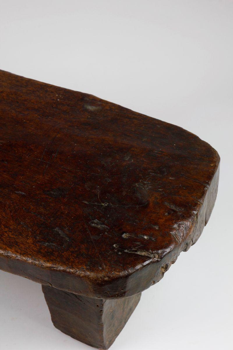 Wood Early 20th Century Ethiopian Low Stool For Sale