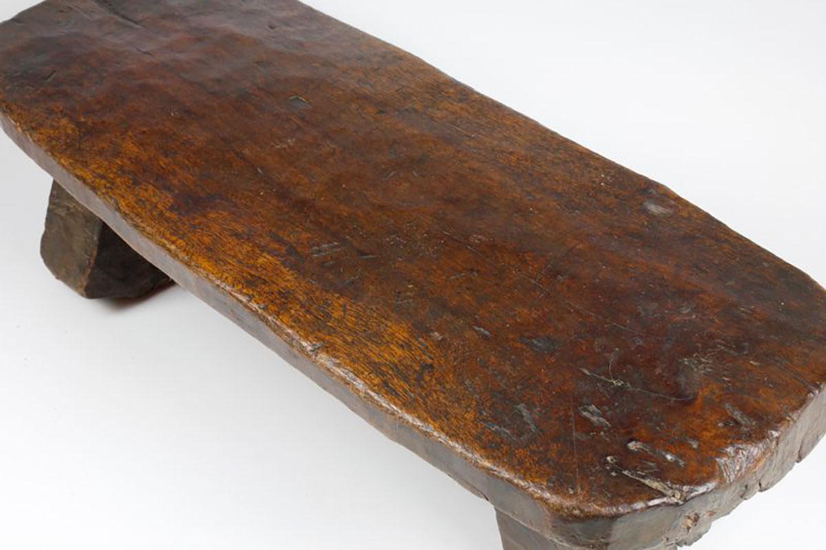 Early 20th Century Ethiopian Low Stool For Sale 1