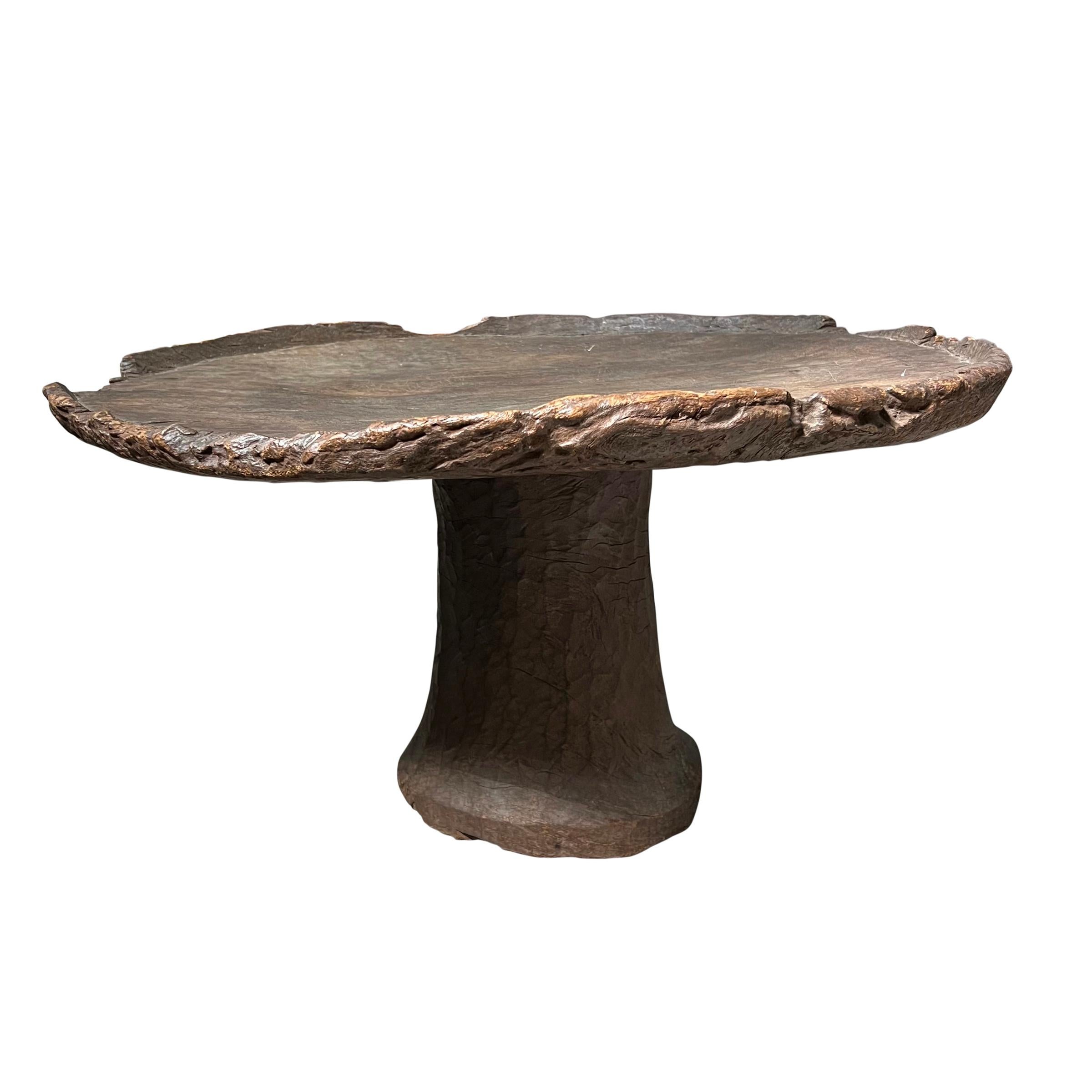 Hand-Carved Early 20th Century Ethiopian Low Table