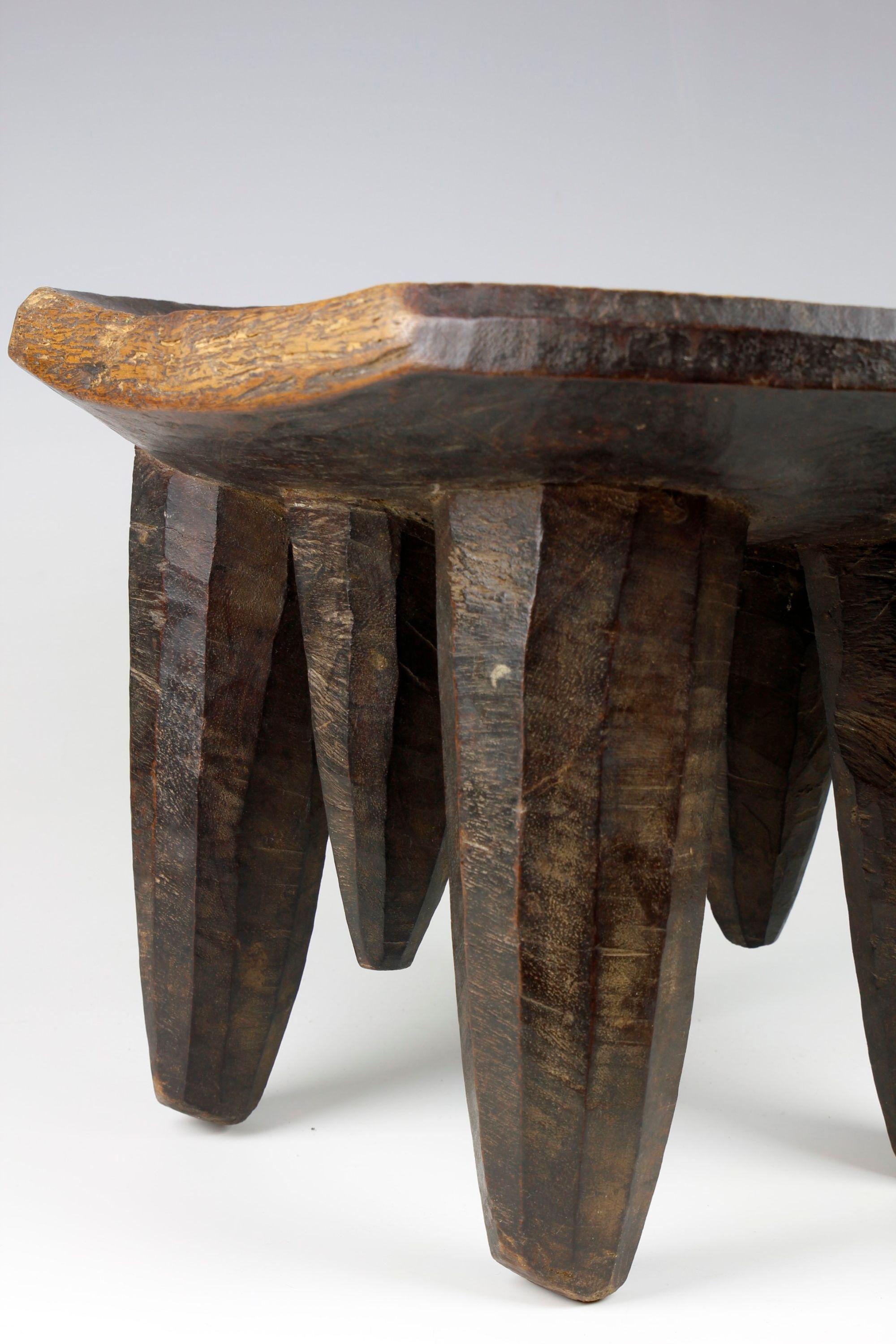 Early 20th Century Ethiopian Stool with Phallic Form For Sale 2
