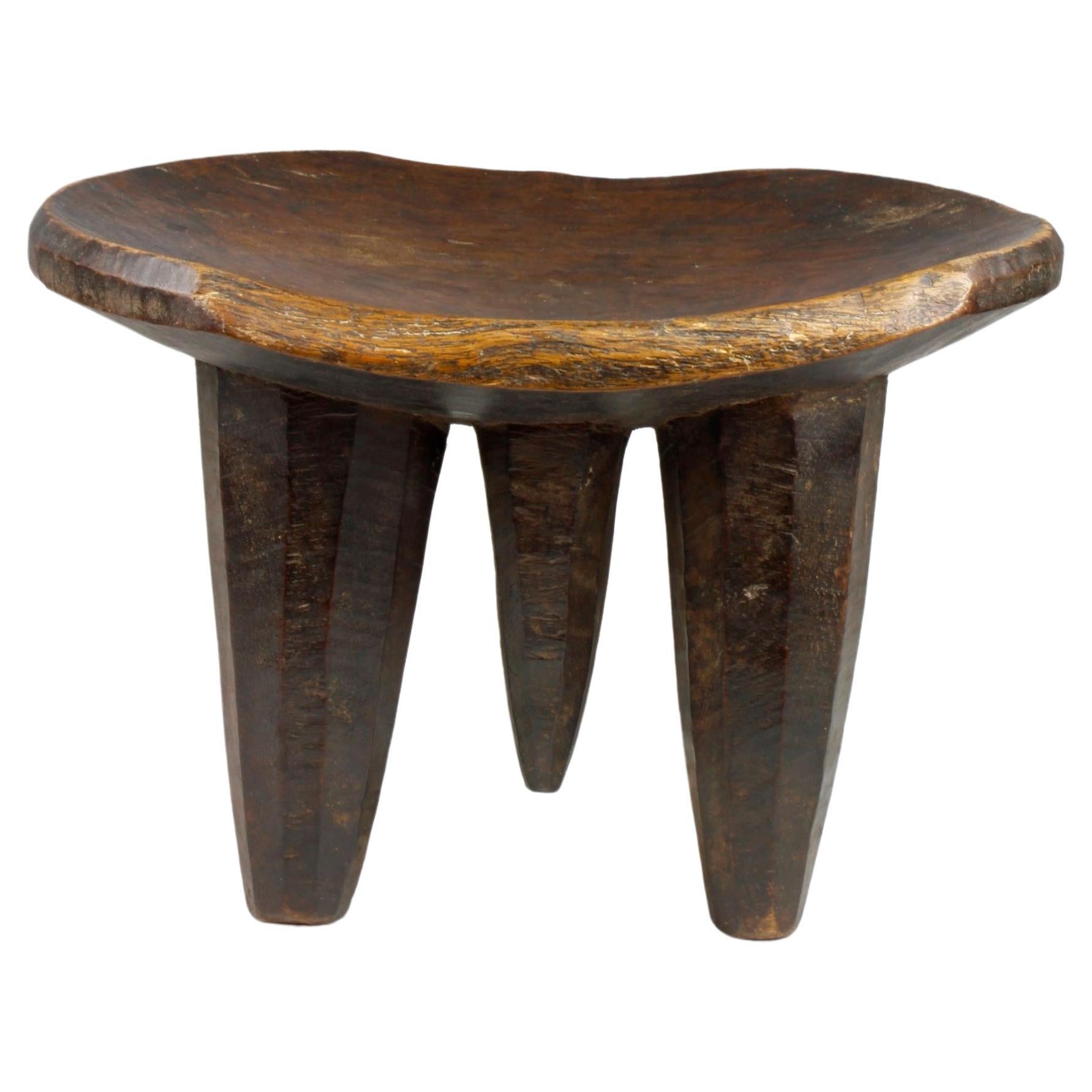 Early 20th Century Ethiopian Stool with Phallic Form For Sale