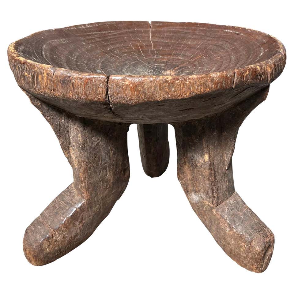 Authentic African Stool African Stools - 134 For Sale at 1stDibs | african wood stool, african ...
