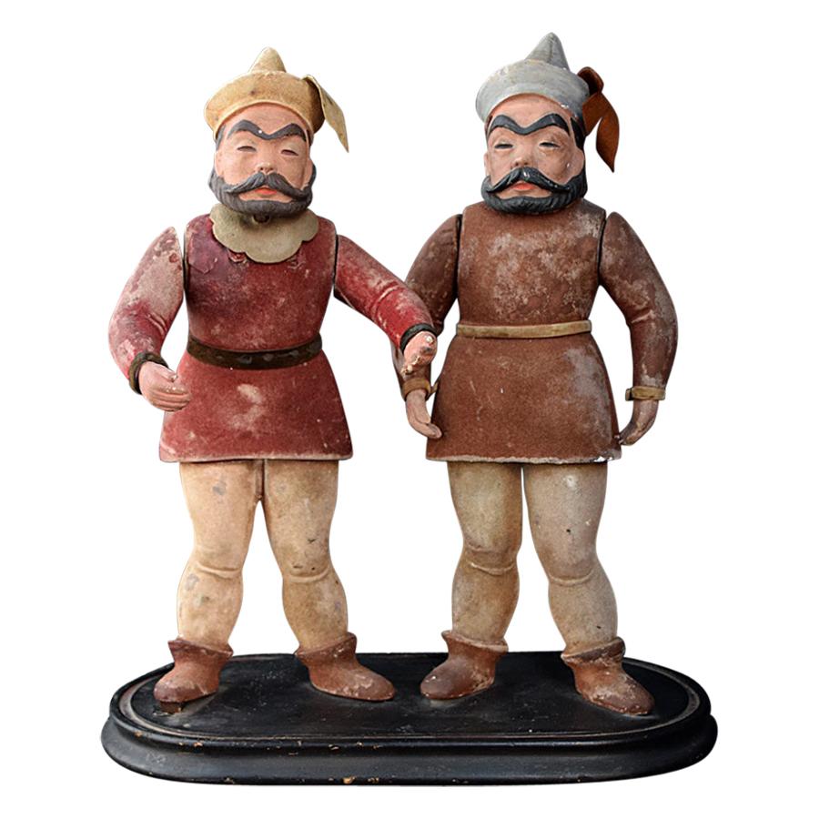 Figurines d'automates de tours d'horloge européennes du début du XXe siècle