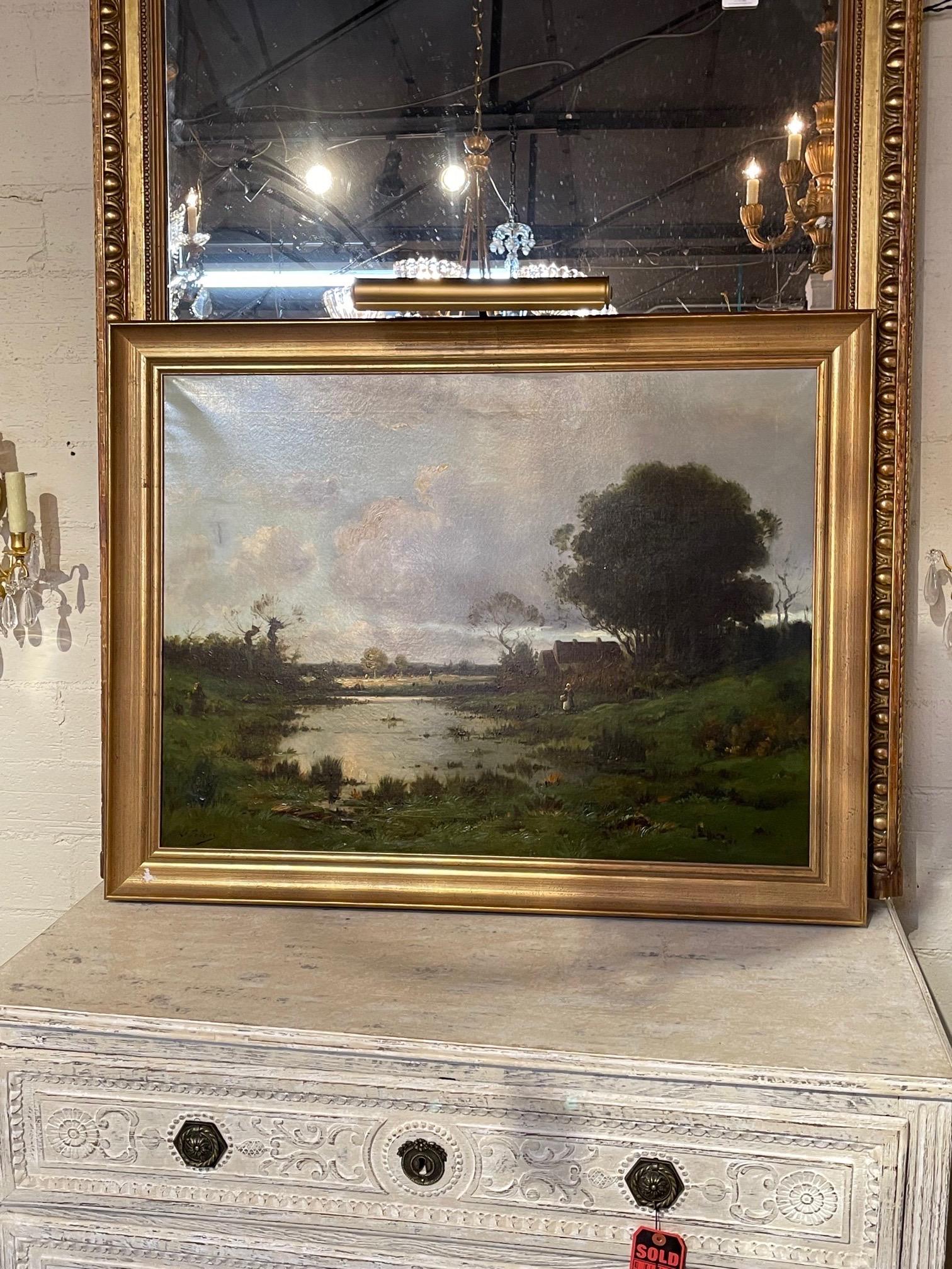 Early 20th Century European Oil on Canvas Landscape Painting 3