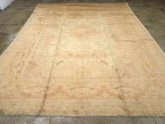 Galerie Shabab Collection Early 20th Century European Oushak Large Carpet